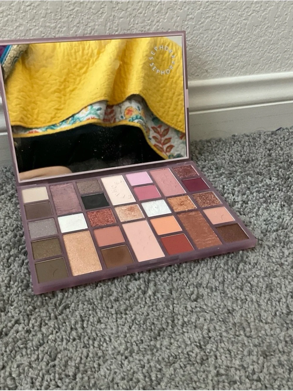 Sephora Metallic Silver Eyeshadow Palette Backing